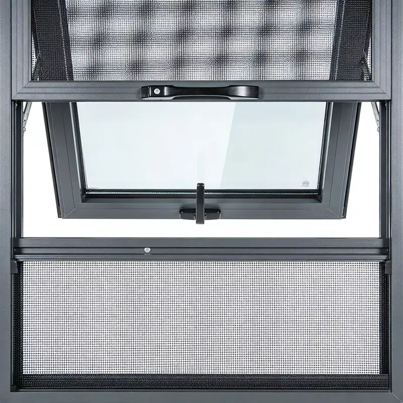 Non-Insulating Aluminum Alloy Window With Screen And Upper Suspension
